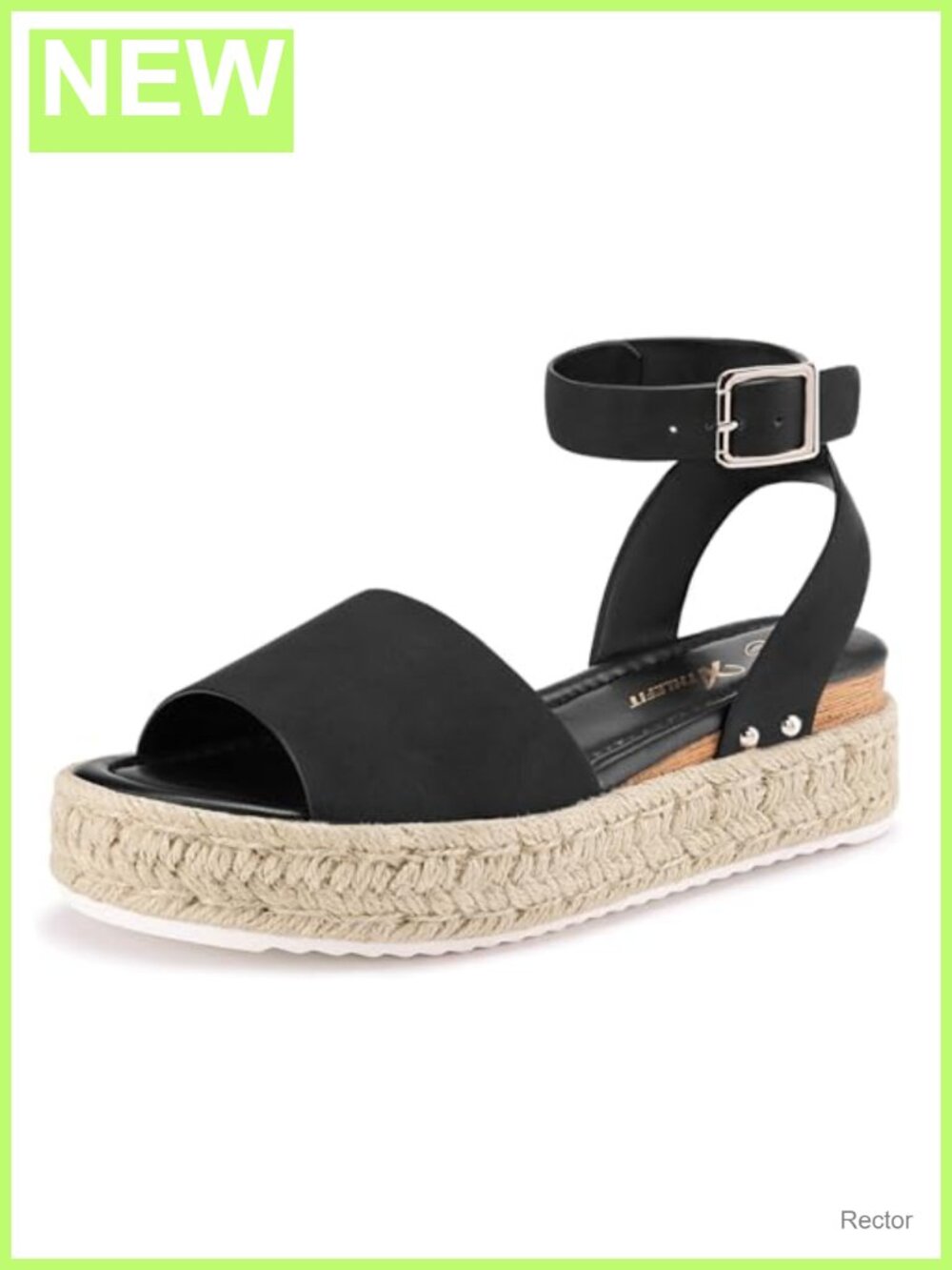 Espadrille Platform Wedge Sandals Open Toe Ankle Strap Summer
